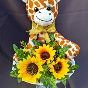 Egyedi Zsiráfos Ballagási csokor - Meska.hu