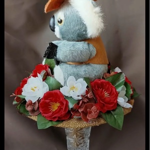 Egyedi koalás ovis ballagási csokor örök csokor - otthon & életmód - virágdekoráció - virágok - virágcsokor - Meska.hu