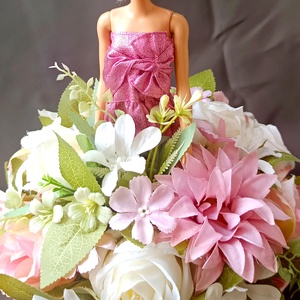 Egyedi Eredeti Mattel Barbie ballagási csokor - otthon & életmód - virágdekoráció - virágok - virágcsokor - Meska.hu