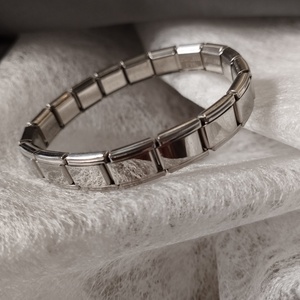 Ezüst Olasz Charms alapkarkötő, Ékszer, Karkötő, Charm karkötő, Ékszerkészítés, MESKA