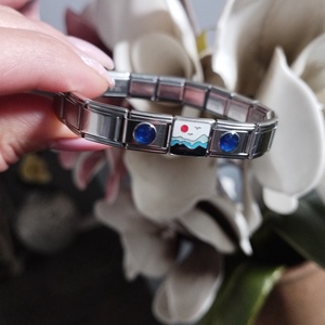 Tengeres Olasz Charms karkötő , Ékszer, Karkötő, Charm karkötő, Ékszerkészítés, MESKA