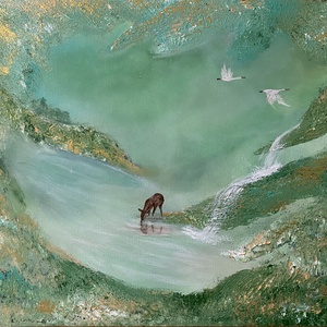 Emerald Haven (Eladva) - művészet - festmény - akril - Meska.hu