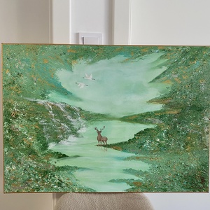 Keeper of stillness (ELADVA), Művészet, Festmény, Akril, Festészet, MESKA