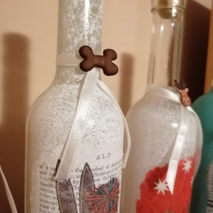 Festett boros üvegek  - otthon & életmód - konyhafelszerelés, tálalás - tálalás - boros poharak, szettek - Meska.hu