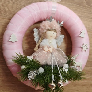 Karácsonyi ajtódísz - karácsony - adventi díszek - adventi ajtódísz - Meska.hu