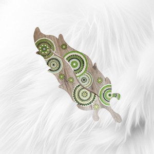 Faldekoráció mandala mintával, Otthon & Életmód, Dekoráció, Fali és függő dekoráció, Falra akasztható dekor, Festett tárgyak, MESKA