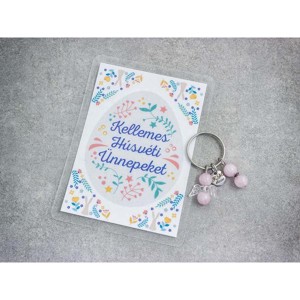 Kellemes Húsvéti kulcstartó rózsakvarccal, Táska & Tok, Kulcstartó & Táskadísz, Kulcstartó, , MESKA