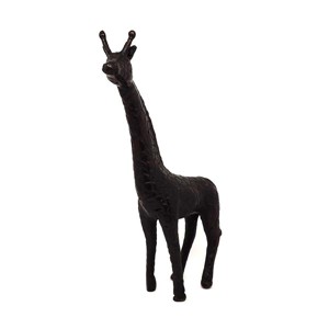 Réz figura zsiráf fekete görbe 4x14cm, Otthon & Életmód, Dekoráció, Dísztárgy, , MESKA