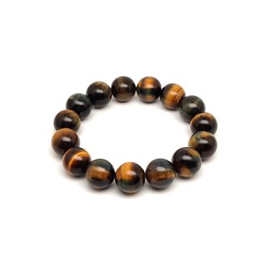 Sólyomszem golyós ásvány karkötő 14mm, Ékszer, Karkötő, Ásványkarkötő, , MESKA