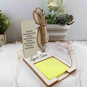 Ballagási ajándék tanároknak- tolltartó feliratozva tulipán - Meska.hu