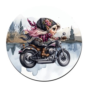 Jó gurit - Motoros manó lány mintás bögre alátét, , , MESKA