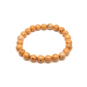 Jáspis sárga ásvány karkötő golyós 8mm, Ékszer, Karkötő, Ásványkarkötő, , MESKA