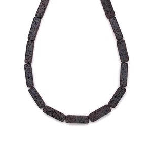 Bazalt hólyagos tégla 4x13mm, Kellékek & szerszámok, Ásvány alapanyag, Ásványfüzér, , MESKA