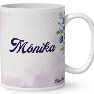 Névvel kérhető - Tündéri Áfonyás manó mintás bögre - otthon & életmód - konyhafelszerelés, tálalás - tálalás - bögre & csésze - Meska.hu