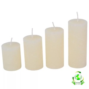 Rusztikus 40 mm lépcsős gyertya szett - ivory, Kellékek & szerszámok, Dekorációs gyertya, Dekorációs kellékek, , MESKA