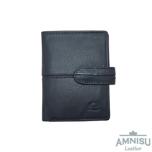 Sötétkék patentos álló bőr igazolványtartó 513387007 - Meska.hu