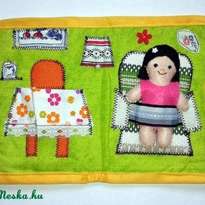 mini játszóházikó babával - játék & sport - baba & babaház - babaház - Meska.hu