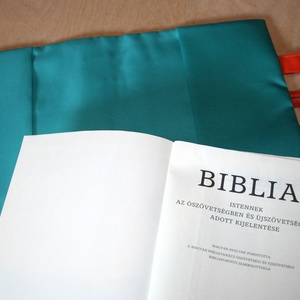 Biblia borító füllel  - otthon & életmód - papír, írószer - könyv- és füzetborító - Meska.hu