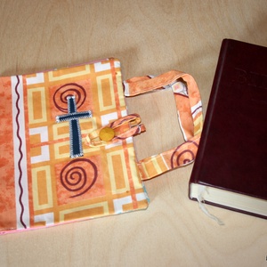 Biblia borító füllel  - otthon & lakás - vallás - kereszt - Meska.hu
