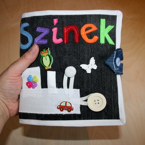  színek textilkönyv babakönyv, Játék & Sport, Textilkönyv & Babakönyv, Varrás, MESKA