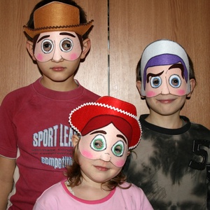 Toy story Woody álarc filcből - ruha & divat - jelmez & álarc - álarc - Meska.hu