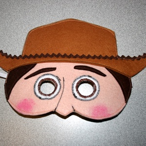 Toy story Woody álarc filcből - ruha & divat - jelmez & álarc - álarc - Meska.hu