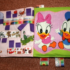 puha könyv ,    textil könyv ,  a babakönyv, a baba első könyve  - játék & sport - textilkönyv & babakönyv - Meska.hu