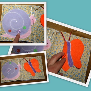 állatos textilkönyv -  - Meska.hu