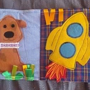  Méhecskés, állatos puha könyv     textil könyv    a babakönyv a baba első könyve  - játék & sport - textilkönyv & babakönyv - Meska.hu
