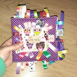 Névre szóló babakönyv, textilkönyv, puha könyv, Játék & Sport, Textilkönyv & Babakönyv, Varrás, Patchwork, foltvarrás, MESKA