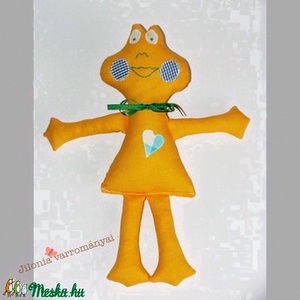  sárga Béka , Játék & Sport, Plüssállat & Játékfigura, Béka, Varrás, Baba-és bábkészítés, Meska