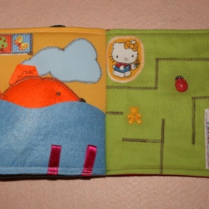  Csendeskönyv kisebbeknek, Játék & Sport, Textilkönyv & Babakönyv, Varrás, Patchwork, foltvarrás, MESKA