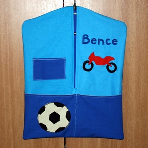 egyedi  oviszsák foci labda, motor, Játék & Sport, Ovis felszerelés, Ovis zsák, Varrás, MESKA