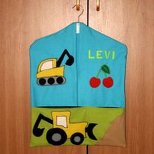 Egyedi  oviszsák Markolós, cseresznye jellel, Játék & Sport, Ovis felszerelés, Ovis zsák, Varrás, MESKA