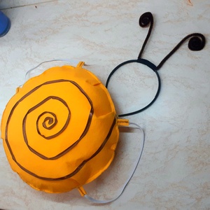 Bogyó Csiga  jelmez filcből és csáp - ruha & divat - jelmez & álarc - jelmez - Meska.hu