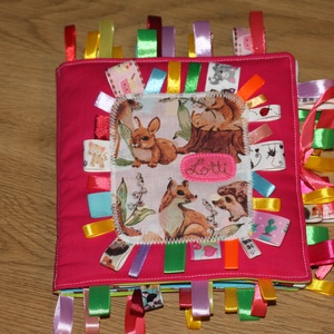 Névre szóló babakönyv textilkönyv, Játék & Sport, Babalátogató ajándékcsomag, Varrás, Patchwork, foltvarrás, MESKA