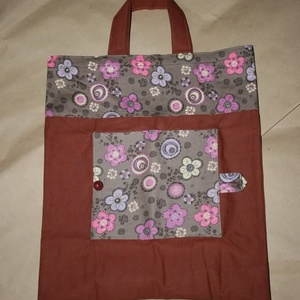 Összehajtható  vászontáska rendelésre, Táska & Tok, Bevásárlás & Shopper táska, Shopper, textiltáska, szatyor, Varrás, Patchwork, foltvarrás, MESKA