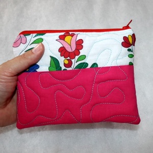 Kalocsai mintás neszesszer rendelésre, Táska & Tok, Neszesszer, Varrás, Patchwork, foltvarrás, MESKA