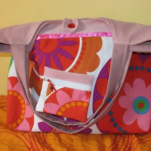 Hatalmas Női bevásárló vagy strandtáska rendelésre, Táska & Tok, Bevásárlás & Shopper táska, Shopper, textiltáska, szatyor, Varrás, Patchwork, foltvarrás, MESKA
