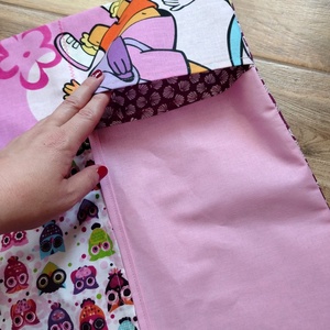 Patchwork baglyos ovis zsák  - játék & sport - ovis felszerelés - ovis zsák - Meska.hu
