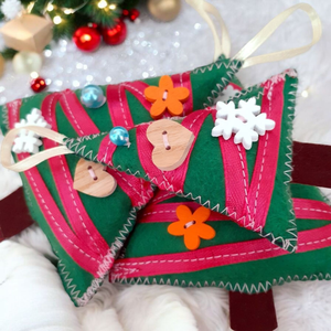 Zöld-magental 3 db-os Filc karácsonyfadísz  - karácsony - karácsonyi lakásdekoráció - karácsonyfadíszek - Meska.hu Zöld-magental 3 db-os Filc karácsonyfadísz  - karácsony - karácsonyi lakásdekoráció - karácsonyfadíszek - Meska.hu