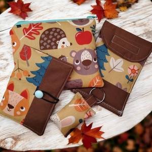 4 részes szett kincseknek, Otthon & Életmód, Papír, írószer, Tolltartó & Ceruzatekercs, Varrás, Patchwork, foltvarrás, MESKA