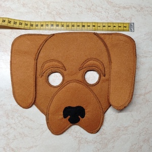 Vizsla kutyus álarc  filcből - Meska.hu