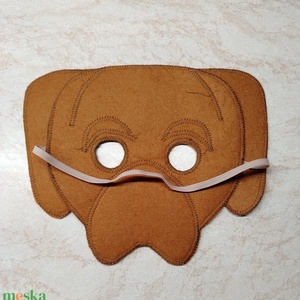 Vizsla kutyus álarc  filcből - ruha & divat - jelmez & álarc - álarc - Meska.hu