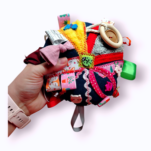 Színes birizga párnácska csörgő  - szépségápolás - egészségmegőrzési kellékek - meggymagpárna - Meska.hu