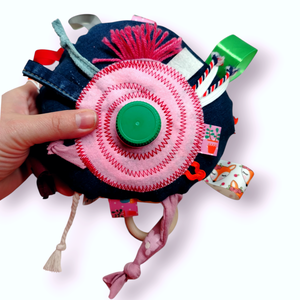 Színes birizga párnácska csörgő  - szépségápolás - egészségmegőrzési kellékek - meggymagpárna - Meska.hu