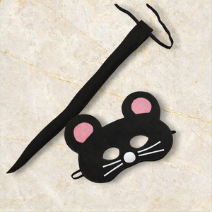 Egér álarc és farkinca filcből, Ruha & Divat, Jelmez & Álarc, Álarc, Varrás, Kisegér alakú álarc két réteg filcből varrtam.
A szabásmintát is magam készítettem hozzá.

Mérete: ..., MESKA