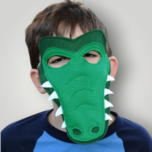 Krokodil álarc, Ruha & Divat, Jelmez & Álarc, Jelmez, Varrás, MESKA