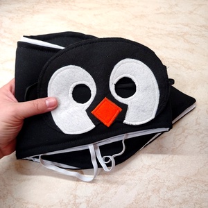 Pingvin álarc és pingvinszárny - Meska.hu