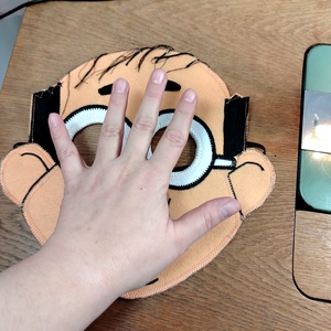 Mézga Géza álarc filcből - ruha & divat - jelmez & álarc - álarc - Meska.hu